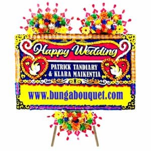 Bunga Papan Wedding | Pernikahan Makassar