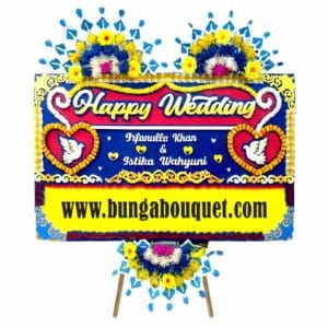 Bunga Papan Wedding | Pernikahan Makassar