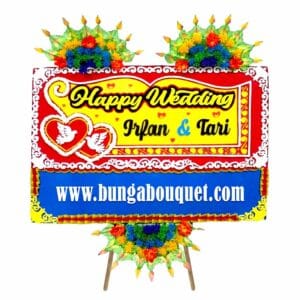 Bunga Papan Wedding | Pernikahan Makassar