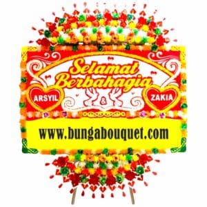 Bunga Papan Wedding | Pernikahan Makassar