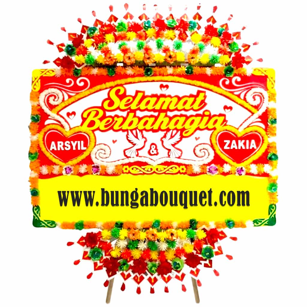 Bunga Papan Wedding | Pernikahan Makassar