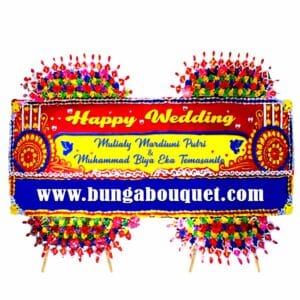 Bunga Papan Wedding | Pernikahan Makassar
