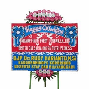 Bunga Papan Wedding | Pernikahan Manado