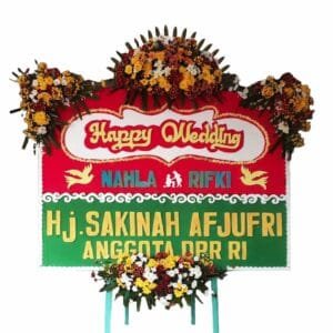 Bunga Papan Wedding | Pernikahan Manado