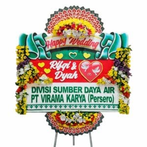 bunga papan wedding semarang