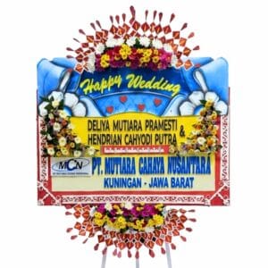bunga papan wedding semarang