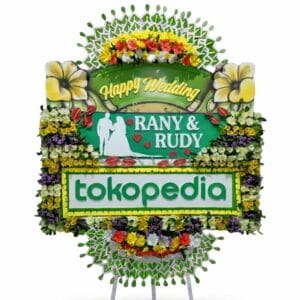 bunga papan wedding semarang