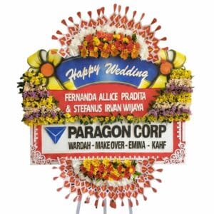 bunga papan wedding semarang