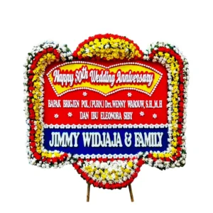 bunga papan anniversary, ucapan selamat, congratulations, ulang tahun, HUT Jakarta, Depok, Tangerang, Bekasi, Bogor