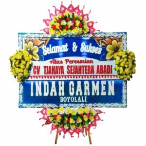 bunga papan selamat solo