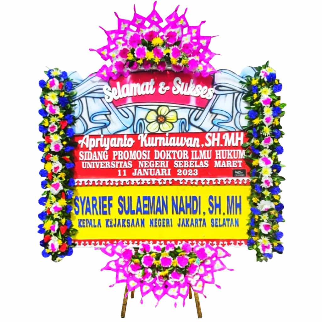 bunga papan selamat solo