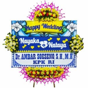 bunga papan pernikahan solo