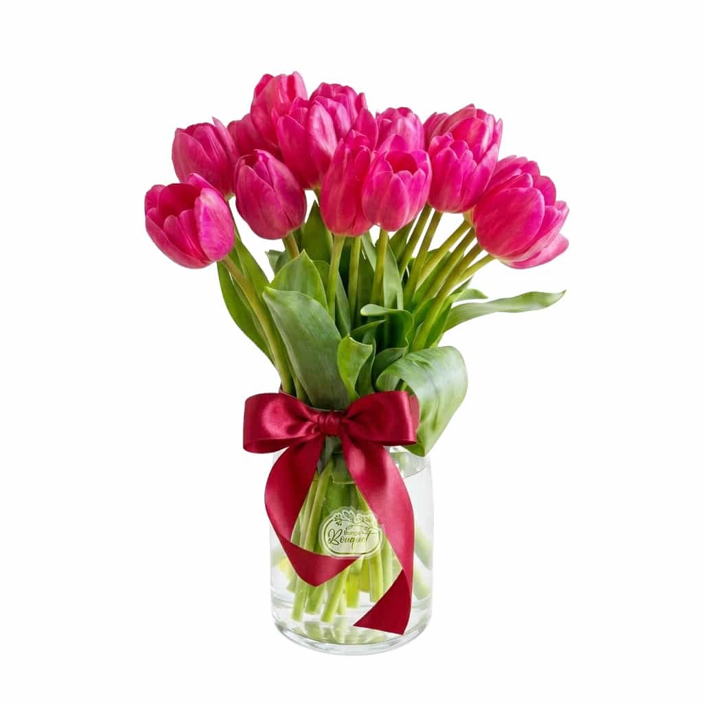 Rangkaian Bunga Meja Tulip Jakarta, Depok, Tangerang, Bekasi, Bogor