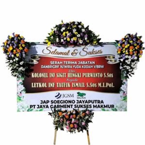 Bunga Papan Selamat & Sukses - Sertijab Kediri