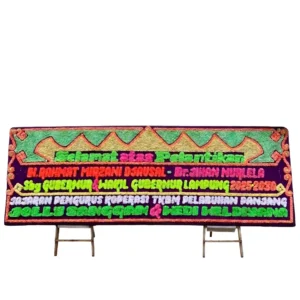 Bunga Papan Selamat & Sukses - Pelantikan Bandar Lampung