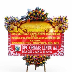 Bunga Papan Selamat & Sukses Sertijab Magelang