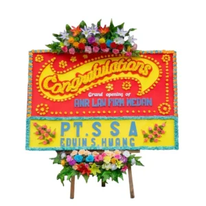 Bunga papan Selamat & Sukses - Grand Opening Medan