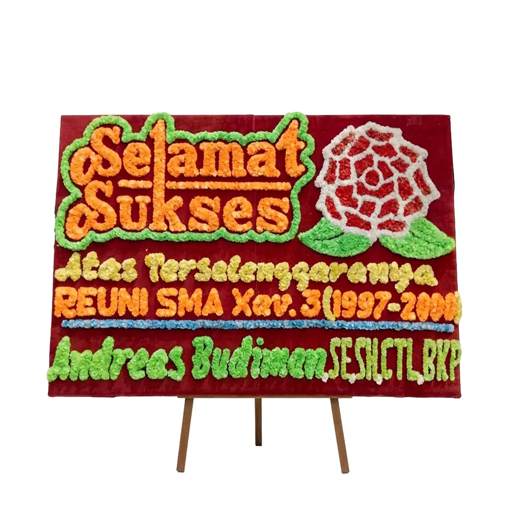 Bunga Papan Selamat & Sukses - Palembang