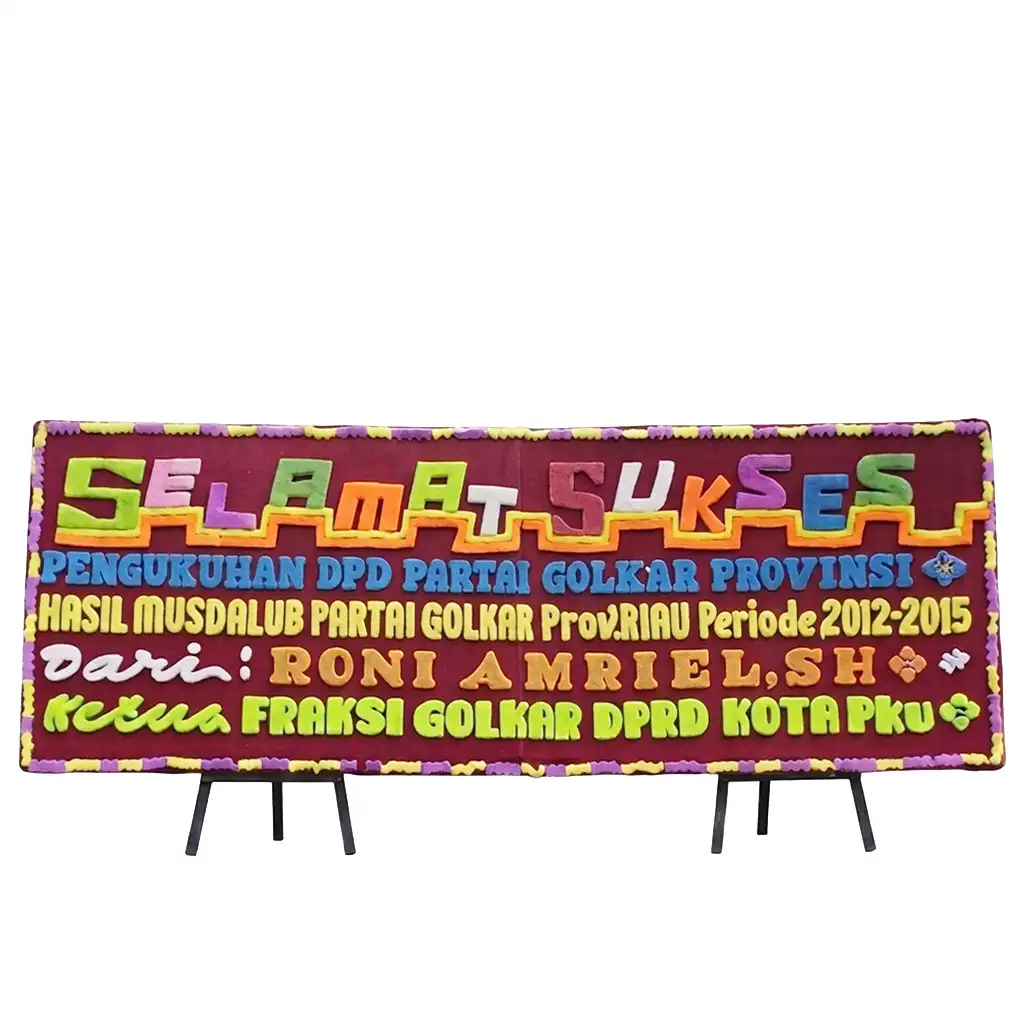 Bunga Papan Selamat & Sukses - Pengukahan Pekanbaru