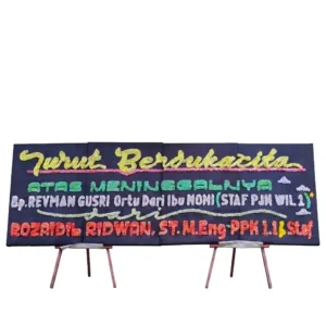 Bunga Papan Duka CIta Pekanbaru