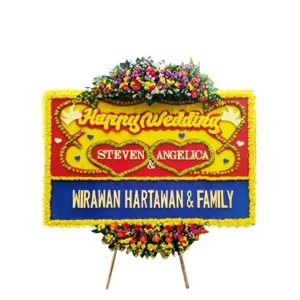 Bunga Papan Wedding - Pernikahan Bandung