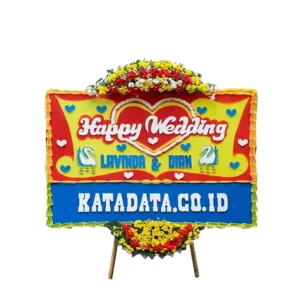 Bunga Papan Wedding - Pernikahan Bandung