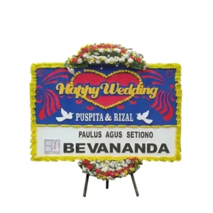 Bunga Papan Wedding - Pernikahan Bandung