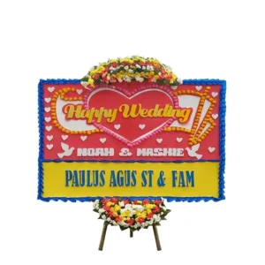 Bunga Papan Wedding - Pernikahan Bandung