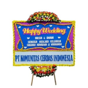 Bunga Papan Wedding - Pernikahan Bandung