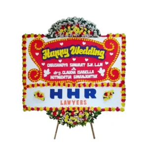 Bunga Papan Wedding - Pernikahan Bandung