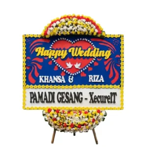 Bunga Papan Wedding - Pernikahan Bandung