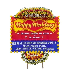 Bunga Papan Wedding - Pernikahan Bandung