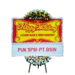 Bunga Papan Wedding - Pernikahan Bandung