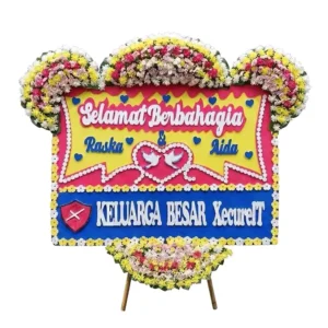 Bunga Papan Wedding - Pernikahan Bandung