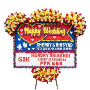 Bunga Papan Wedding - Pernikahan Bandung