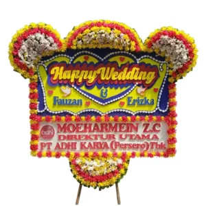 Bunga Papan Wedding - Pernikahan Bandung