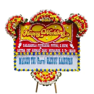 Bunga Papan Wedding - Pernikahan Bandung