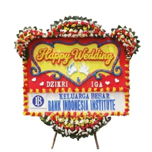 Bunga Papan Wedding - Pernikahan Bandung