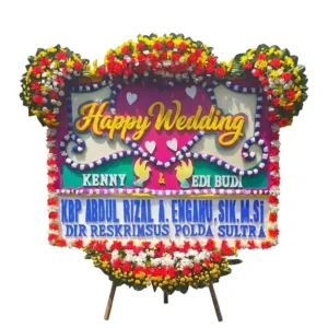 Bunga Papan Wedding - Pernikahan Bandung