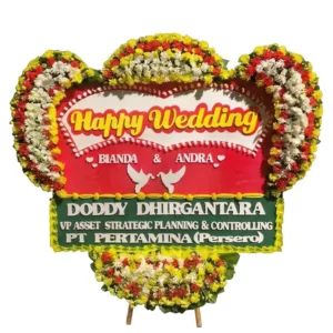 Bunga Papan Wedding - Pernikahan Bandung
