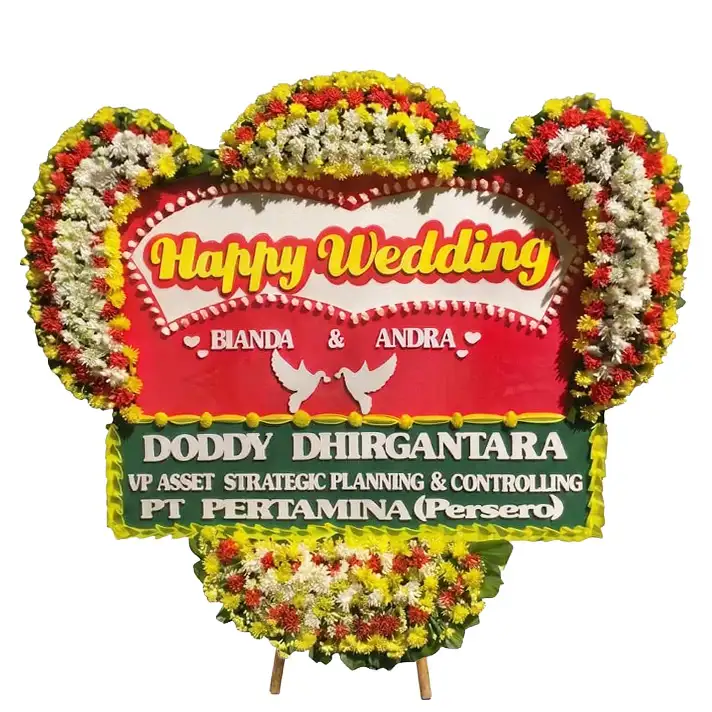 Bunga Papan Wedding - Pernikahan Bandung