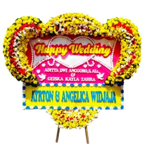 Bunga Papan Wedding - Pernikahan Bandung