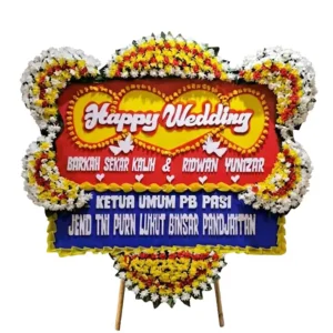 Bunga Papan Wedding - Pernikahan Bandung