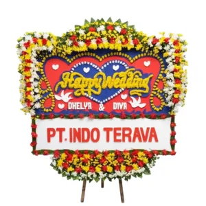 Bunga Papan Wedding - Pernikahan Bandung