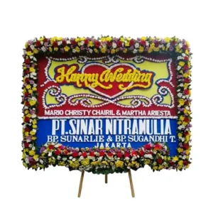 Bunga Papan Wedding - Pernikahan Bandung
