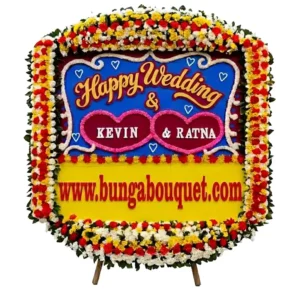 Bunga Papan Wedding - Pernikahan Bandung