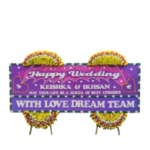 Bunga Papan Wedding - Pernikahan Bandung