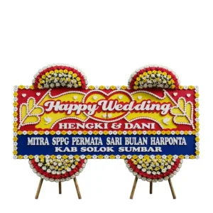 Bunga Papan Wedding - Pernikahan Bandung