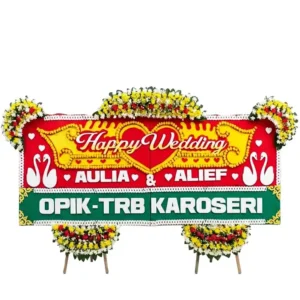 Bunga Papan Wedding - Pernikahan Bandung