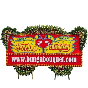 Bunga Papan Wedding - Pernikahan Bandung